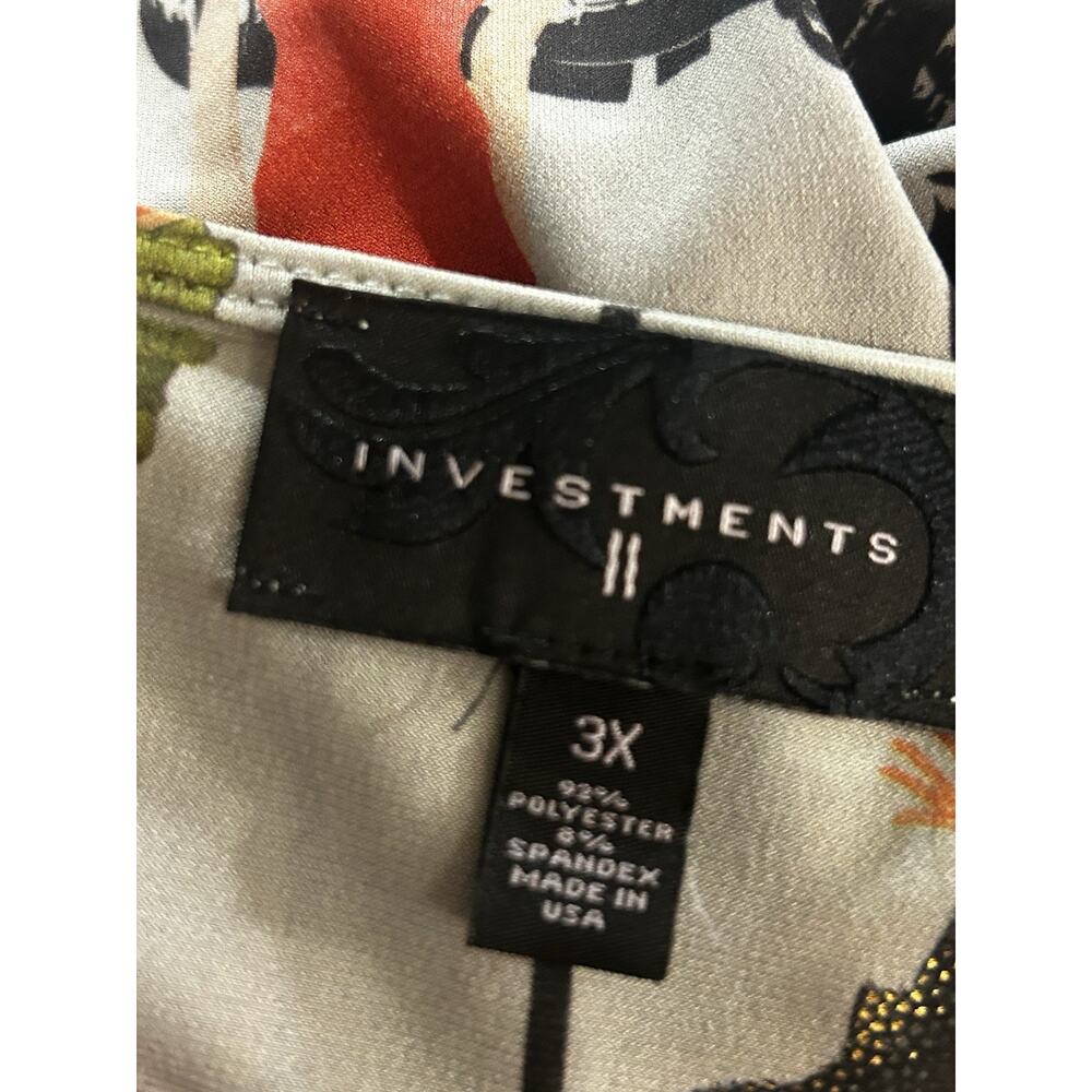 Investments World Traveler Tunic Top Plus Size 3X Paris London Graphic - Picture 5 of 10